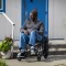 Elbert Lee Jones Jr. outside the Close to Home St. Mary's Center transitional housing in West Oakland on Jan. 12, 2023. Photo by Martin do Nascimento, CalMatters