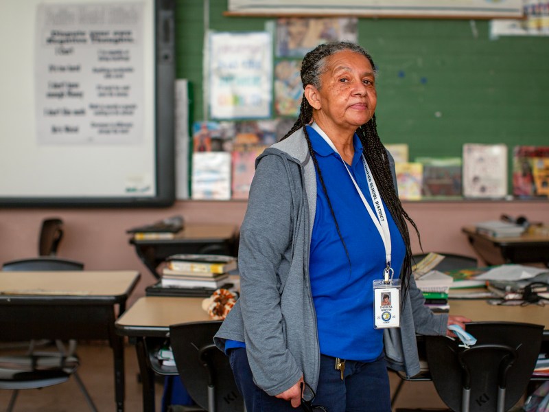 Theresa Griffin, a sixth-grade teacher at Stege Elementary School in Richmond, on Feb. 6, 2023. Photo by Shelby Knowles for CalMatters