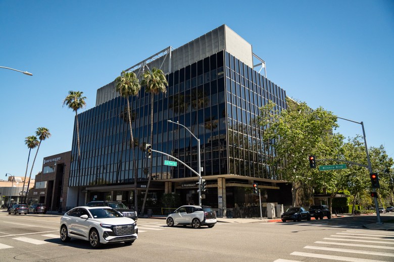 The medical building where the Dupont office was originally planned to be located in Beverly Hills, on April 16, 2024. Photo by Jules Hotz for CalMatters