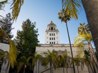 Beverly Hills City Hall, on April 16, 2024. Photo by Jules Hotz for CalMatters