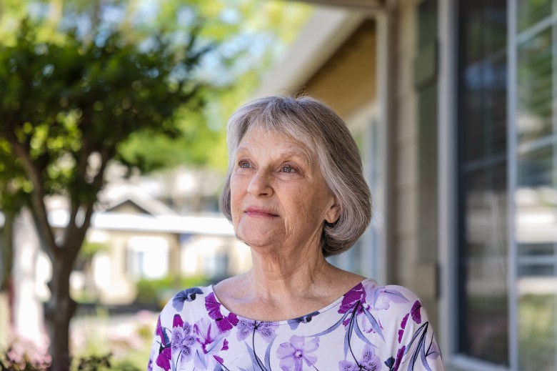 Janine Loftis, 73, at her home in Elk Grove on April 26, 2023. Loftis suffers from long COVID; lingering symptoms from the original infection such as brain fog and chronic fatigue. Photo by Rahul Lal