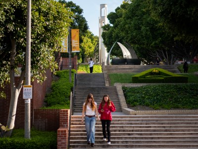 The CSU Long Beach campus in Long Beach on April 24, 2024. Photo by Jules Hotz for CalMatters