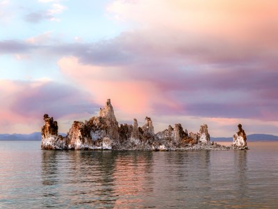 Mono Lake on the eastern edge of the Sierra Nevada on May 20, 2023. Photo by Sierra Farquhar for CalMatters