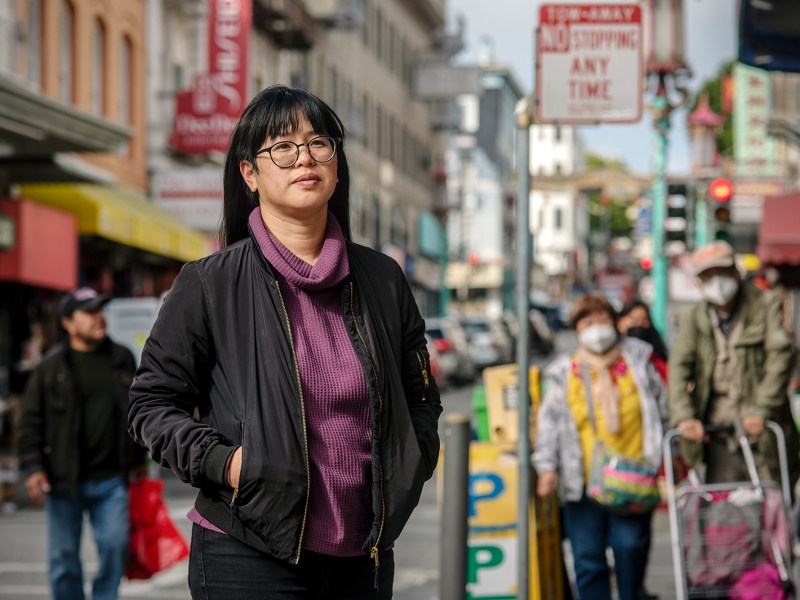 Annelisa Luong is a Community Organizer at Chinese Progressive Association in San Francisco. Nov. 2, 2022. Photo by Mark Leong for CalMatters