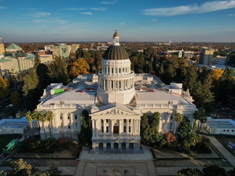 The state Capitol in Sacramento on Nov. 17, 2022. Photo by Miguel Gutierrez Jr., CalMatters